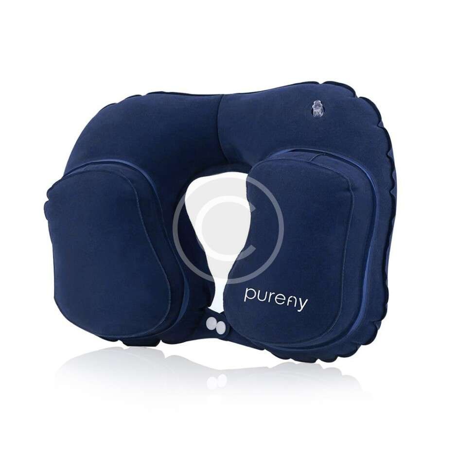 Travel Neck Pillow for Airplanes, Cars, Buses